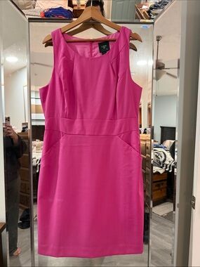 J. Crew - Pink Sleeveless Sheath Dress